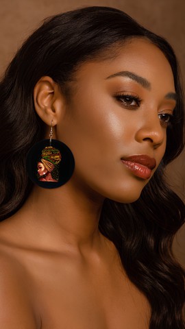 Earrings - "Black Persistent"