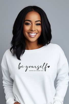 Sweatshirt "Be yourself"