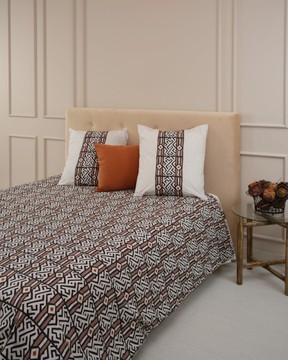 Kwilu Café Percale Duvet Cover Set 100% cotton 80 threads/cm2, 240*300cm