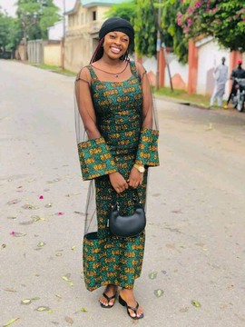 Robe longue africaine Brkkytee Maxi, robe libre africaine