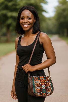 Colorful African Handbags Native Pattern | Sadle Style