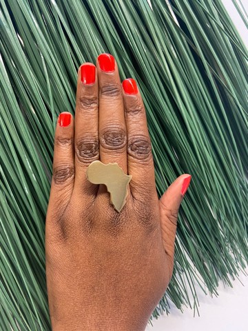 Beautiful bronze ring "Afrika"