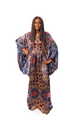 Caftan Multicolore, Bubu, Caftan Africain, Caftan, Tunique Longue ! Vêtements Africains pour Femmes