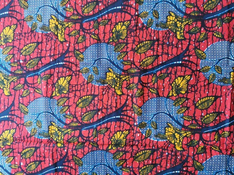 6 YARDS UNLIMITED EDITION WAX GOLD ANKARA FABRIC PATTERN: DISC