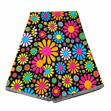 Wax fabrics 100% cotton 2 yards 1m80 "happyNess"