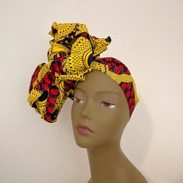 Couvre-chef en coton Ankara imprimé africain