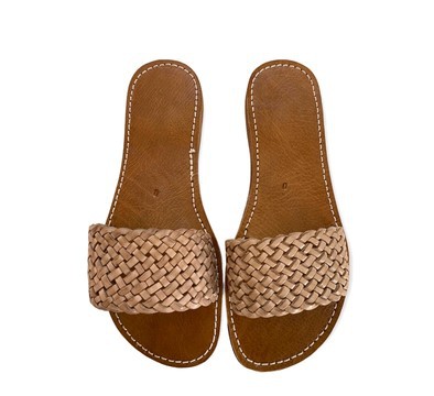Sandale en cuir véritable haute qualité fait main mode femme