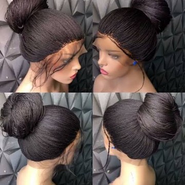 Kanju tiny twist ,360 lace braided wig