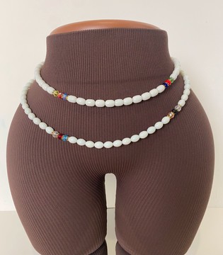 Perles africaines , bayas , bijoux de corps , bijoux de corps femme , bine bine