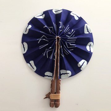 ALICE WAX AND LEATHER FAN