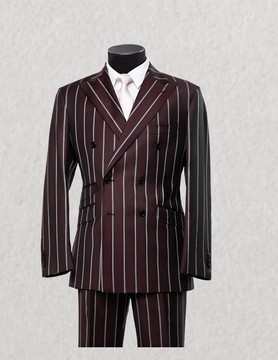 Stripe luxury suit two-piece suit men's jackets