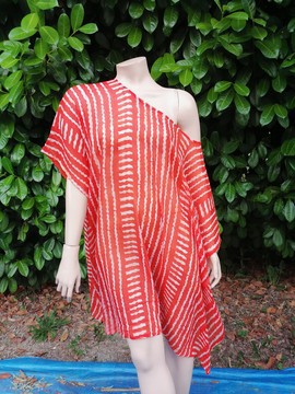 Bogolan beach tunic / mini makeba "The sublime"