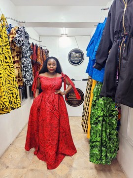 Off-Shoulder Maxi dress
