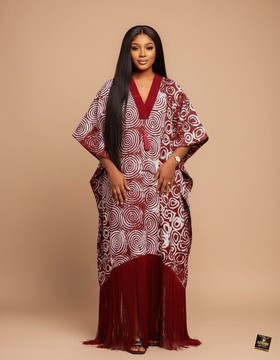 Omowunmi Fringe Maxi Kaftan