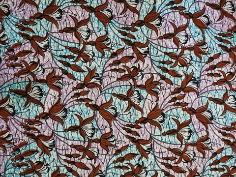 Tissu wax africain Ankara fabric imprimée wax motif: