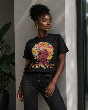 T-shirt - "Blacknificient"