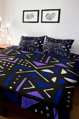 Bogolan African Style Bedding Sets | Duvet and Pillow Covers (MORE SIZES AVAILABLE)