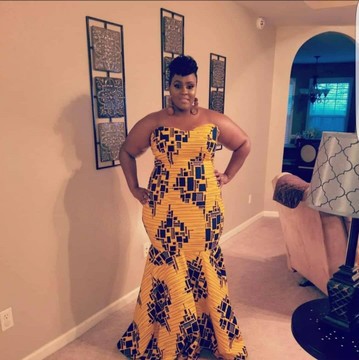 Ogonna African Print Maxi Dress