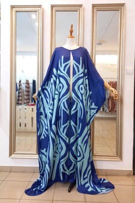 SHERAZADE TIGER BLUE TUNIC