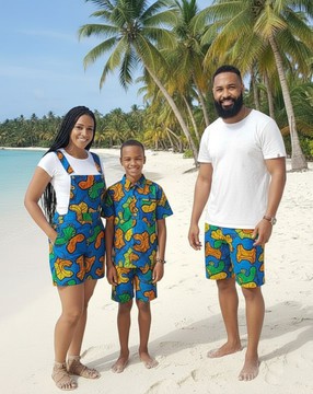 Matching Geometric Beachwear for Every Generation