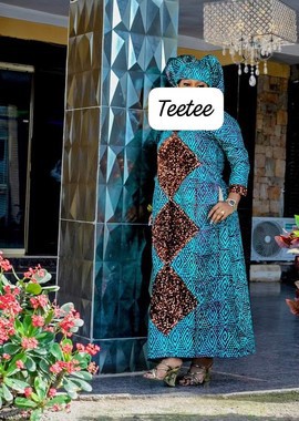 Brkkytee Robe longue africaine Maxi, robe africaine gratuite