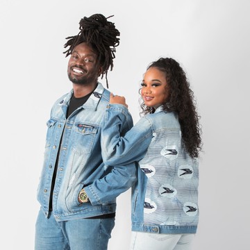 Stonewash denim unisex jacket