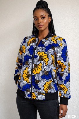 Bombers fleur de mariage bleu