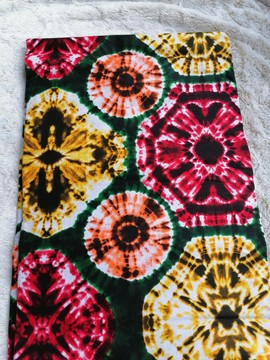 Tissus African bazin Wax 100 % coton 1 yard " binta  "