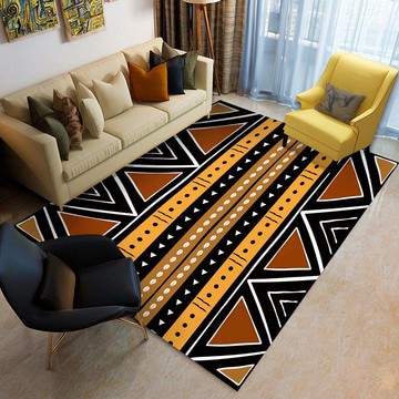 Tribal Living Room Carpet Rug African Print (LARGER SIZES AVAILABLE)
