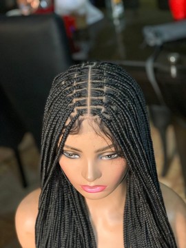 Knotless braids, Wig for black women,