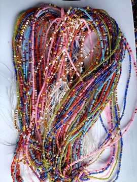 100 Waist beads , African waist beads , wholesale waist beads/ bulk waist beads