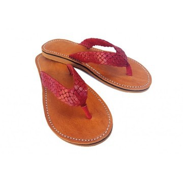 Men's sandal in genuine leather