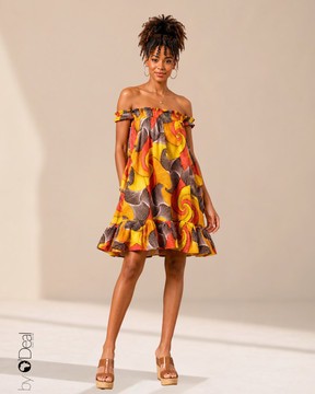 Asymmetric mini kimono/ tunic dress - chiffon beach scarf