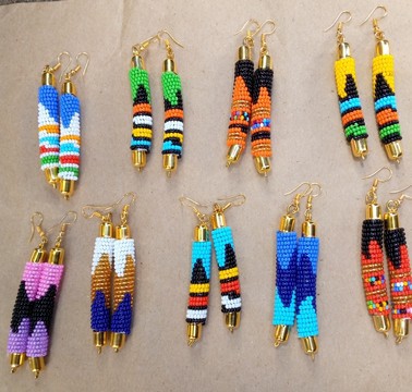 African earrings/ women jewelry/ handmade earrings