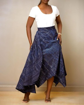 FOLA VINTAGE ASOOKE SKIRT NYFW