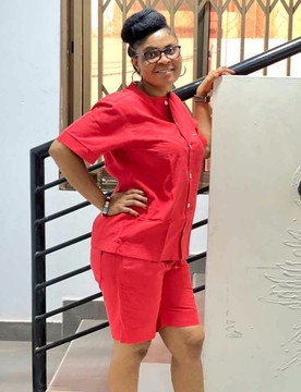 Robe africaine mi-longue pour femme