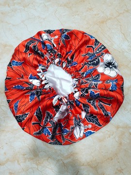 Reversible silk beanie / satin nightcap / hair accessories for women