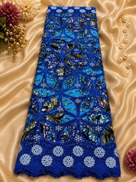 Beautiful Ankara GUIPURE laser cut