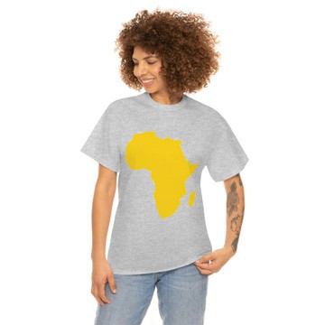 Africa Map afro Graphic T -shirt