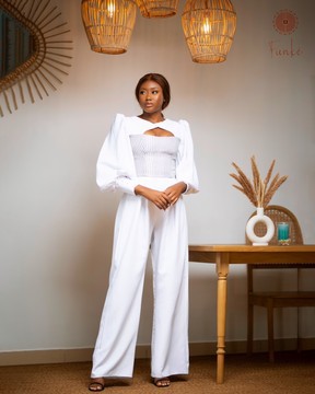 White Orun Jumpsuit