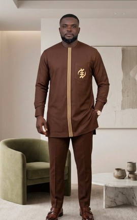 Vêtements africains pour hommes/Haut et bas africains pour hommes/Tenues de mariage africaines pour hommes/Kaftan africain pour hommes