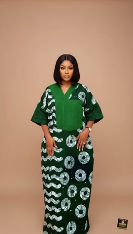 Toluwalase Maxi Batik Kaftan
