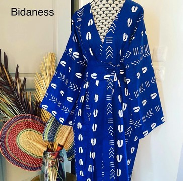 Kimono wax Bogolan Afro