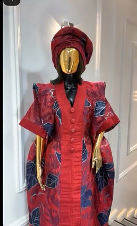 Robe boubou en damas africain, robes de mariée, robes élégantes, robe boubou