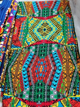 Wax fabrics 100% cotton 1 yard "patchy"