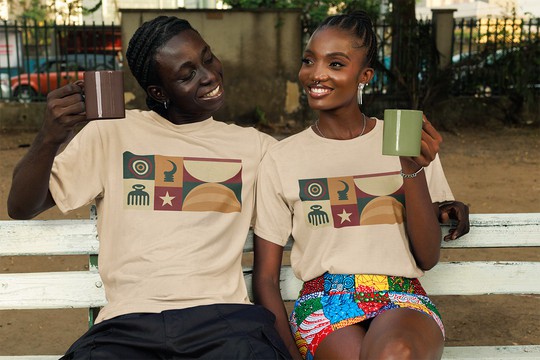 T-shirt unisexe, Adingra 04