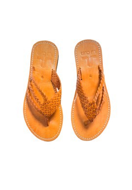Sandale en cuir véritable haute qualité fait main mode femme