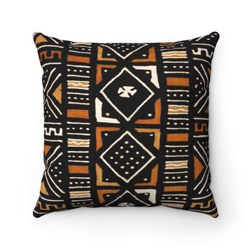 (2 Sets) - African Pillows Covers Bogolan Print | Stylish Decor (MORE SIZES AVAILABLE)