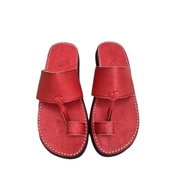 Sandale en cuir véritable haute qualité fait main mode femme