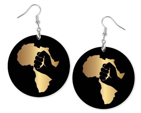 Boucles d'oreilles "Main d'Afrique"